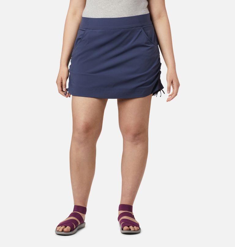 Women\'s Columbia Anytime Casual Skorts Navy | Plus Size CA-O3A46